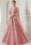 Picture of Embroidered Single Colored Net Lehenga