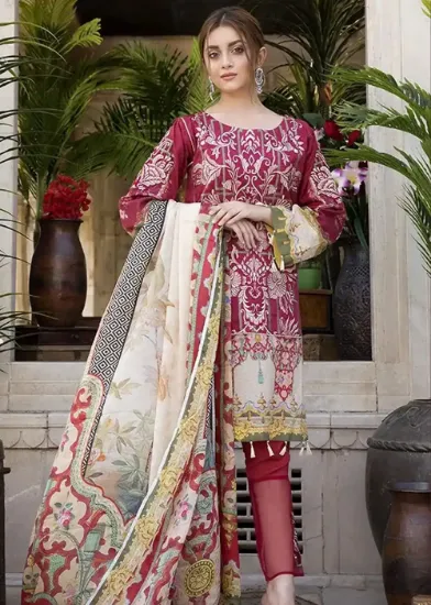 Picture of Embroidered Pakistani Salwar Suit 