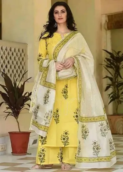 Picture of Casual Wear Cotton Salwar Suit