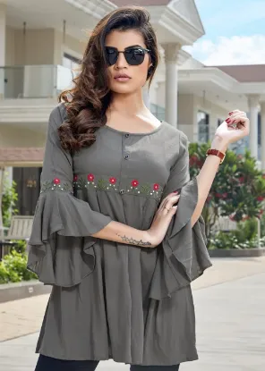 Picture of Rayon Top Style Short Kurti
