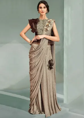 Picture of Embossed Stitched Saree