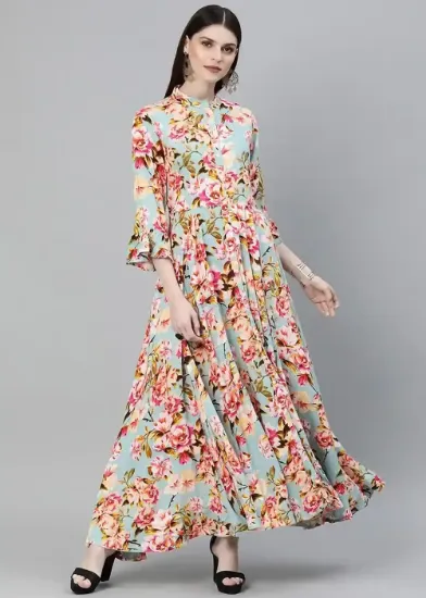 Picture of Printed Maxi Gown