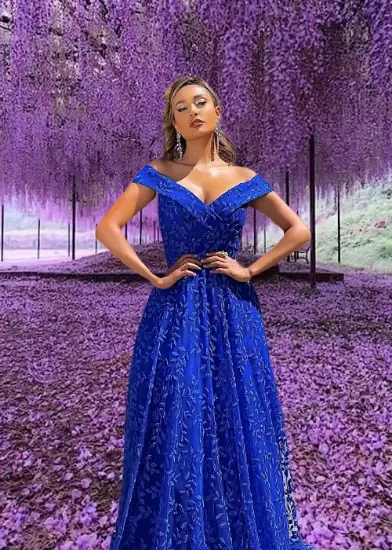 Picture of Blue Ball Gowns