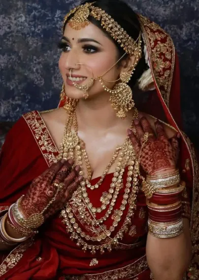 Picture of Beautiful Bridal Gold Jewellery